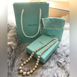 Authentic Tiffany & Co. Tiffany Hardwear Graduated Ball Necklace